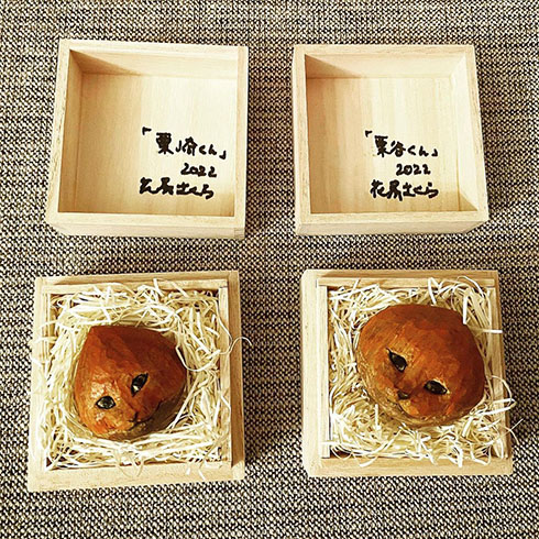 ネコノ農園の作品・猫の顔した栗を個装