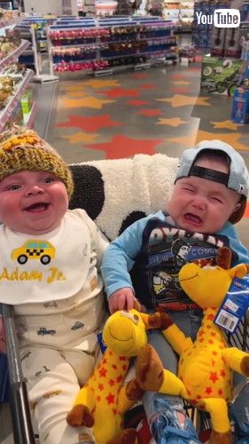 「Two Babies in Very Different Moods || ViralHog」