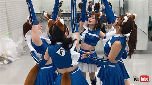 Mステに出演したファイターズガール