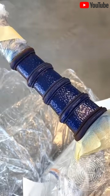 チョコレートで作ったエクスカリバーのグリップ部