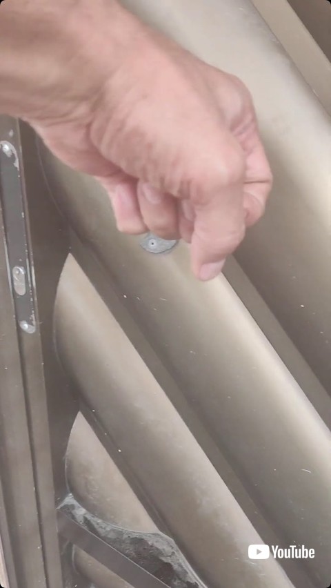 ノックする飼い主