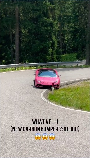 ランボルギーニ ドリフト 峠 溝落とし ウラカン EVO