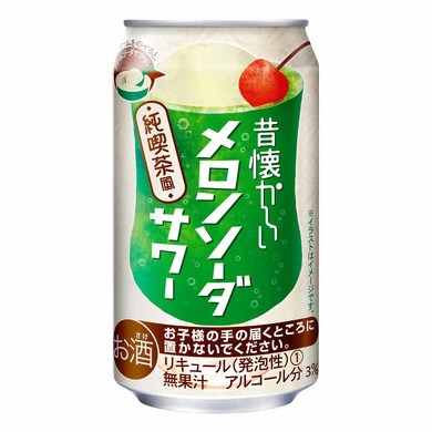 昔懐かしいメロンソーダサワー