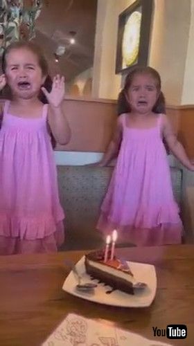 「Twins Start Crying as Soon as People Start Singing "Happy Birthday" to Them - 1368999」