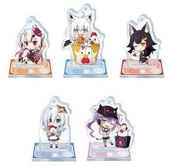 「ホロライブ×ローソン」コラボ　白上フブキ、大神ミオ、百鬼あやめ、天音かなた、常闇トワ