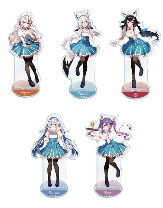 「ホロライブ×ローソン」コラボ　白上フブキ、大神ミオ、百鬼あやめ、天音かなた、常闇トワ