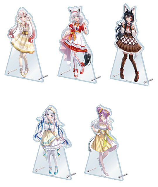 「ホロライブ×ローソン」コラボ　白上フブキ、大神ミオ、百鬼あやめ、天音かなた、常闇トワ