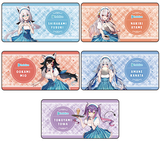 「ホロライブ×ローソン」コラボ　白上フブキ、大神ミオ、百鬼あやめ、天音かなた、常闇トワ