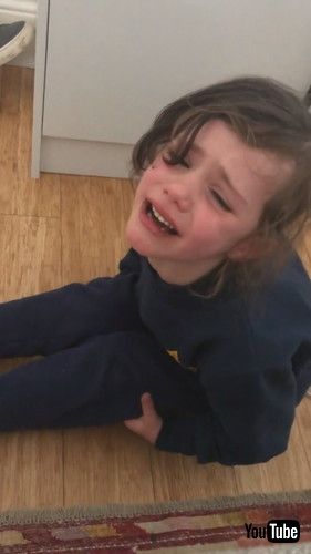 「Kid Has Dramatic Breakdown After Finishing Her Mint Chocolate Cookie Quickly - 1369121」