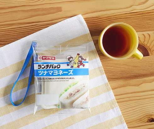 ランチパックがポーチになっちゃった第二弾　ツナマヨネーズ苺ジャム＆マーガリンが登場