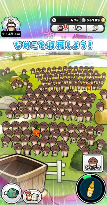 なめこ みんなのなめこ栽培キット ゲーム アプリ