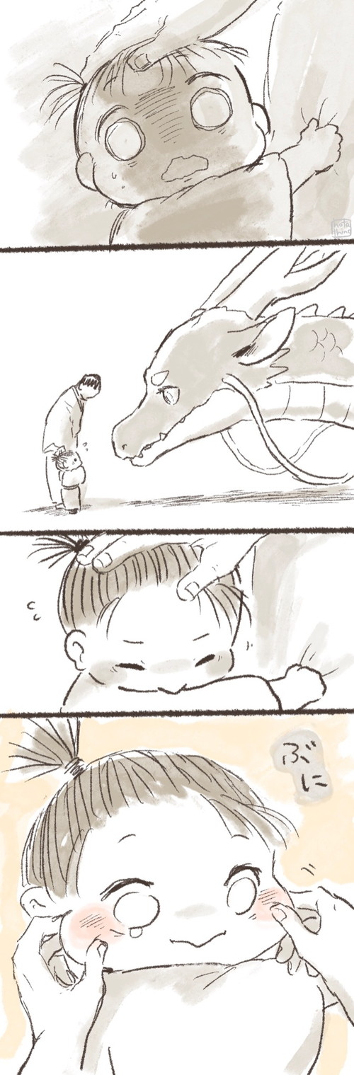 親子で龍神様にごあいさつ