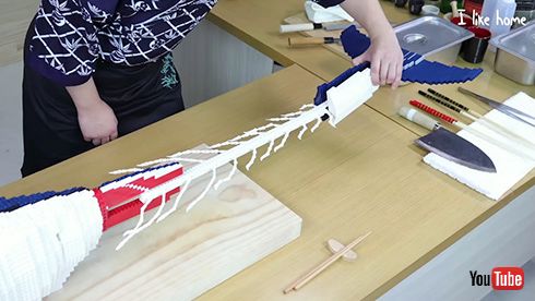 レゴでマグロ解体ショーを再現　細部まで作り込んだコマ撮り動画が本物みたいな見応え
