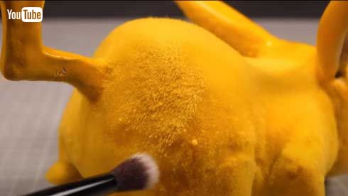ピカチュウ リアル 再現 制作 粘土 造形 フィギュア