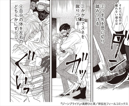 後ろから抱き付かれた時の護身術