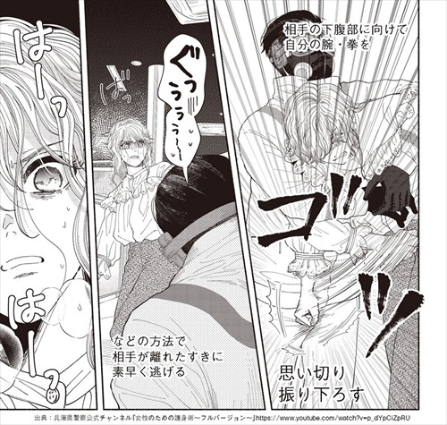 後ろから抱き付かれた時の護身術