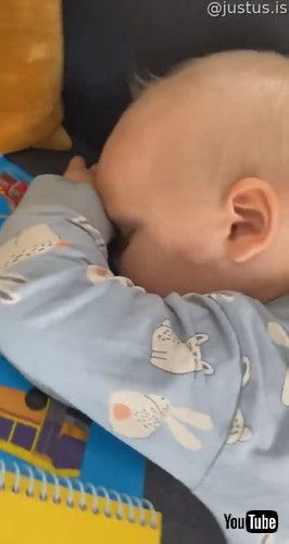 「Little Boy Falls Asleep Standing Up || ViralHog」