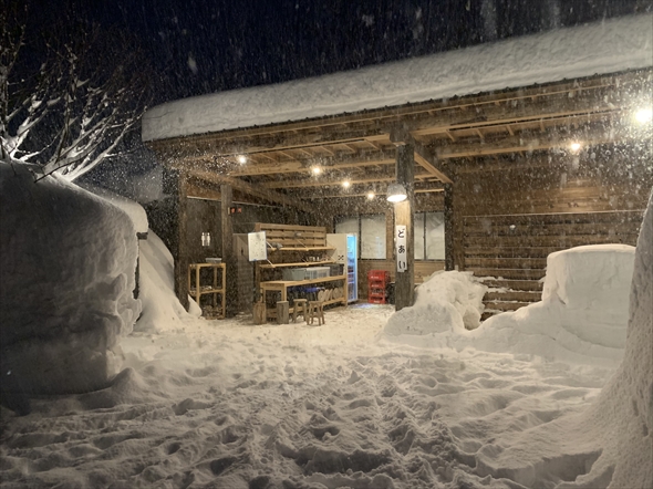 土合駅でビールを熟成