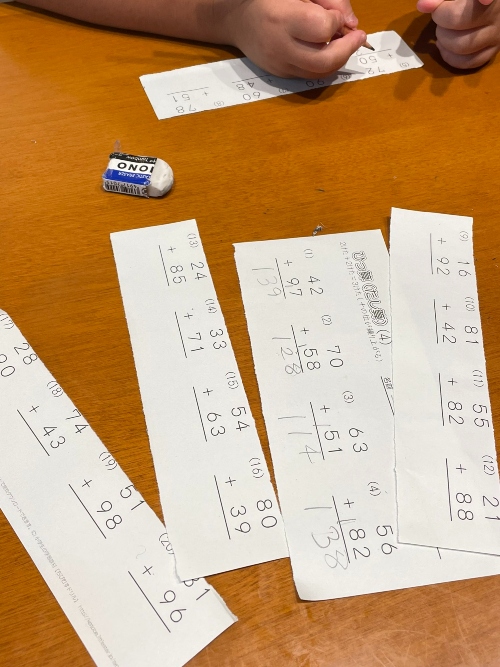 計算問題のプリント