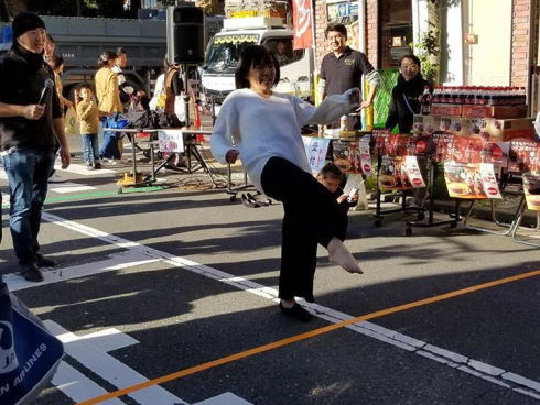 カンフーシューズ飛ばし世界大会