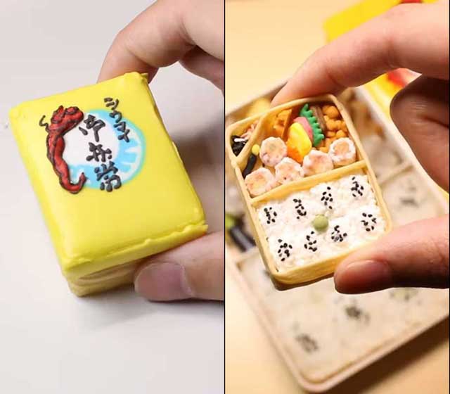 崎陽軒「シウマイ弁当」のアイシングクッキーがかわいい　パッケージからお米の一粒一粒まで再現