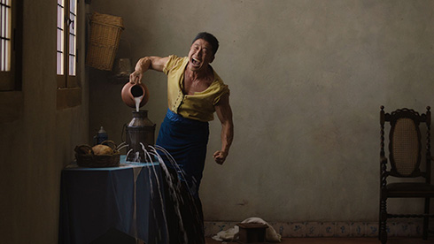 なかやまきんに君が“牛乳を注ぐ”名画を「やーーーっ！」と再現　穏やかさ皆無の圧力が一周回って名画に見えてくる