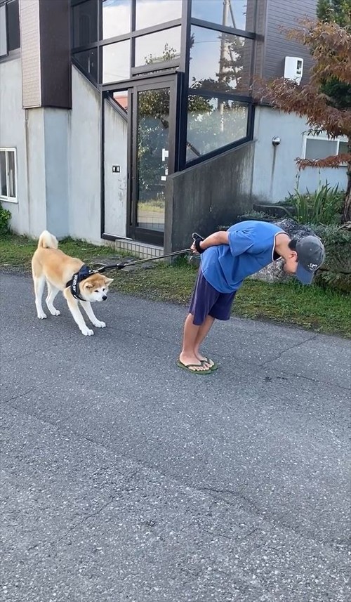マイケルとワンコ少しアップ
