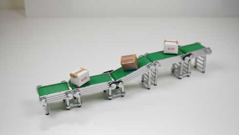 カプセルトイ ベルトコンベア 動く 可動式