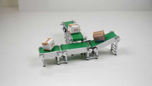 カプセルトイ ベルトコンベア 動く 可動式