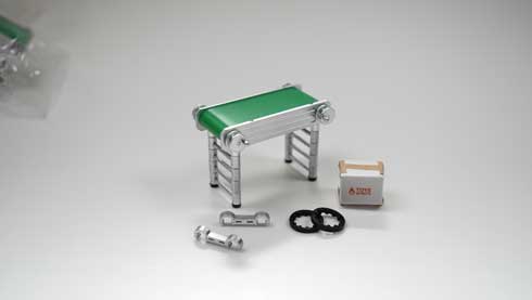 カプセルトイ ベルトコンベア 動く 可動式