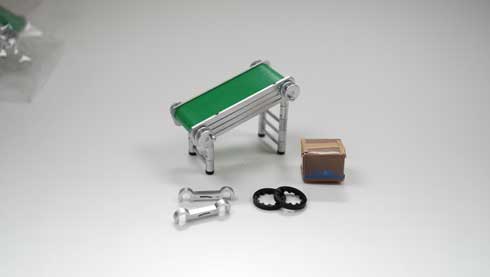 カプセルトイ ベルトコンベア 動く 可動式