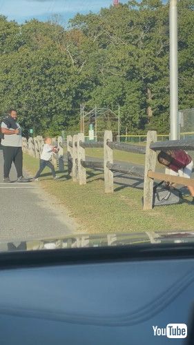 「Kid Takes Unnecessary Shortcut to Football Practice || ViralHog」