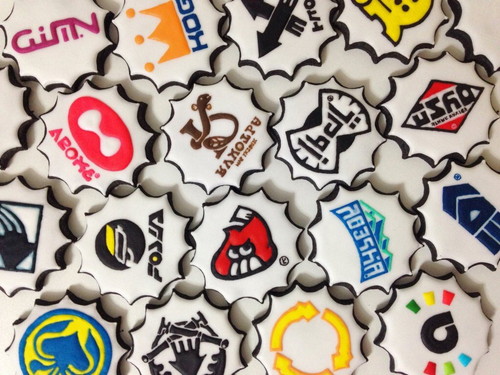 スプラトゥーンのロゴクッキー