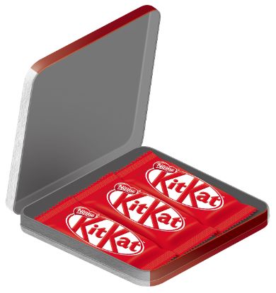 「キットカット ミニ レトロ缶」はキットカット3枚入り