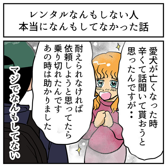 レンタルなんもしない人 すてきな実話