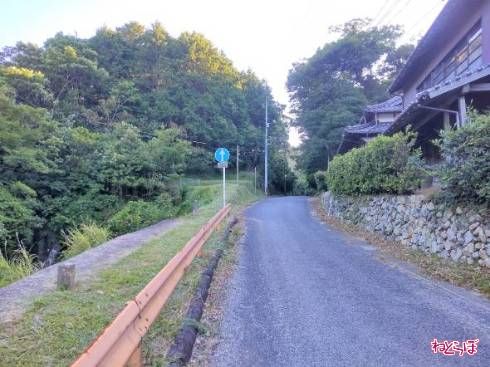 この坂を登ればもうすぐです