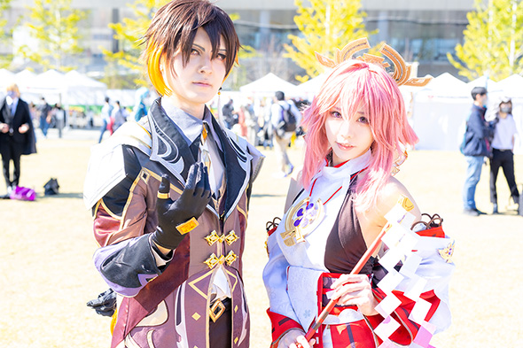 「原神」八重神子と鍾離