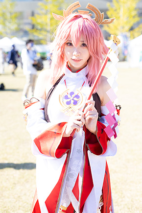 「原神」八重神子と鍾離