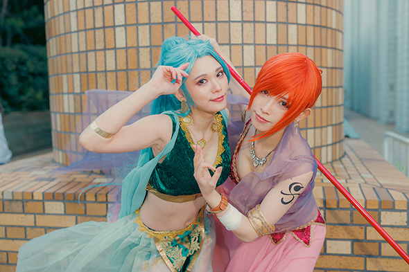 「ONE PIECE」アラバスタのナミxビビ