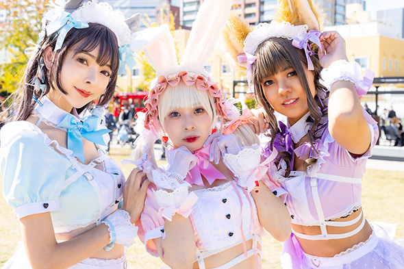 オリジナルのけもみみメイド併せ