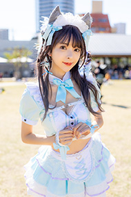 オリジナルのけもみみメイド併せ