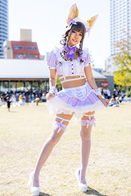 オリジナルのけもみみメイド併せ