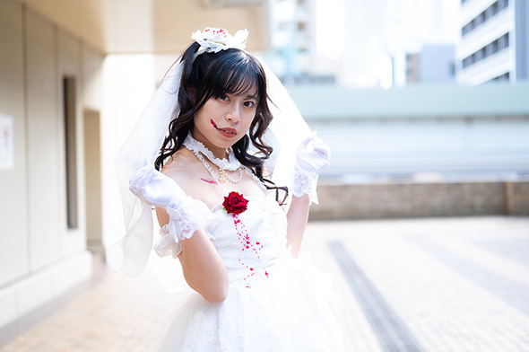 渋谷ハロウィンにいそうな花嫁さんコス