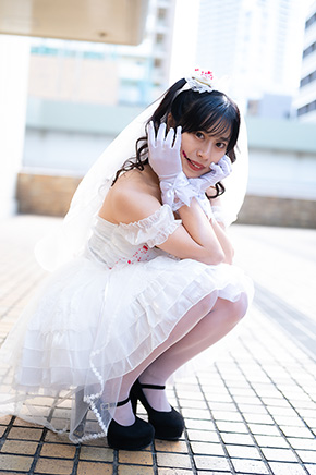 渋谷ハロウィンにいそうな花嫁さんコス