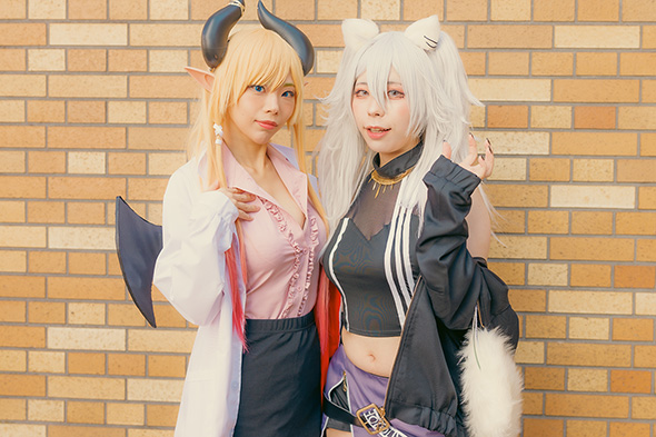 「ホロライブ」獅白ぼたんと癒月ちょこ