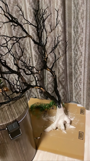 造木を使って手作りの画像