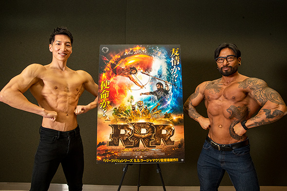 映画RRR 公式フィギュア 2体セット ビーム（アクタル）とラーマ
