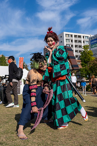 やいと、ジン「鬼滅の刃」妓夫太郎、竈門炭治郎