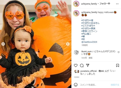 内山信二と家族