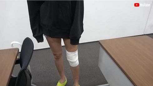 緒方友莉奈が負った左膝のけが